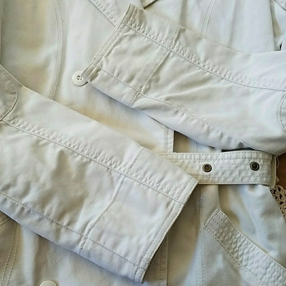 Vintage 90s Billabong Light Spring Trench Coat - Picture 6 of 12